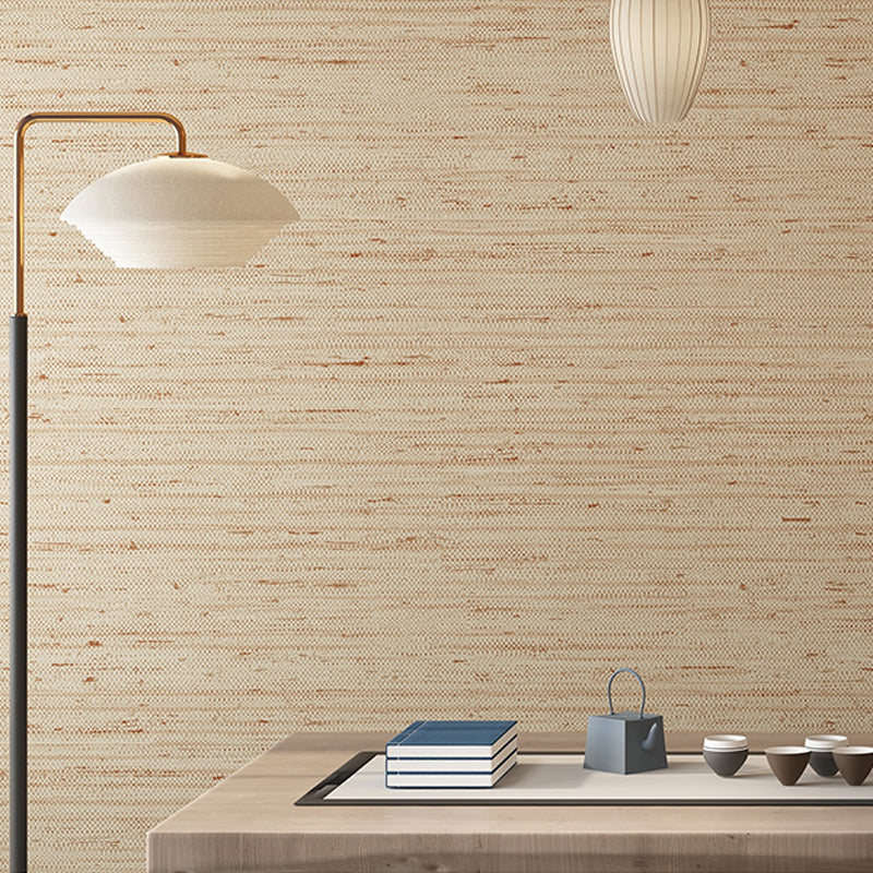 Waterproof Wallpaper Roll Simple Non-Woven Cloth Wall Decor with Stripe Pattern, 33' x 20.5"