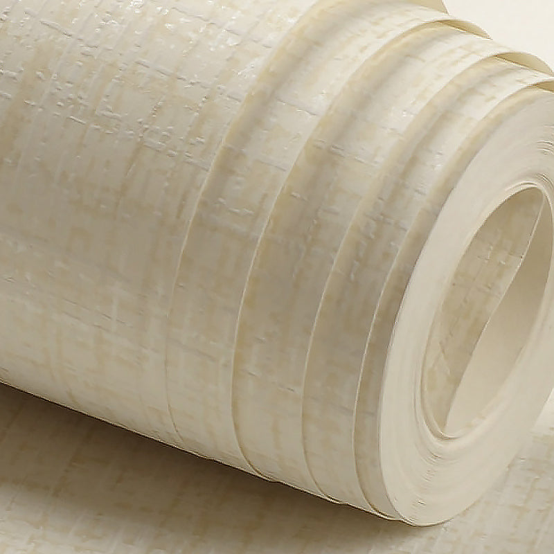 Non-Woven Washable Wallpaper Minimalist Tartan Wall Covering for Living Room, Unpasted