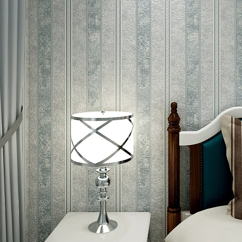 Antike Jacquard-Tapetenrolle für Schlafzimmer, 31' x 20,5" Wanddekoration in Pastellfarben