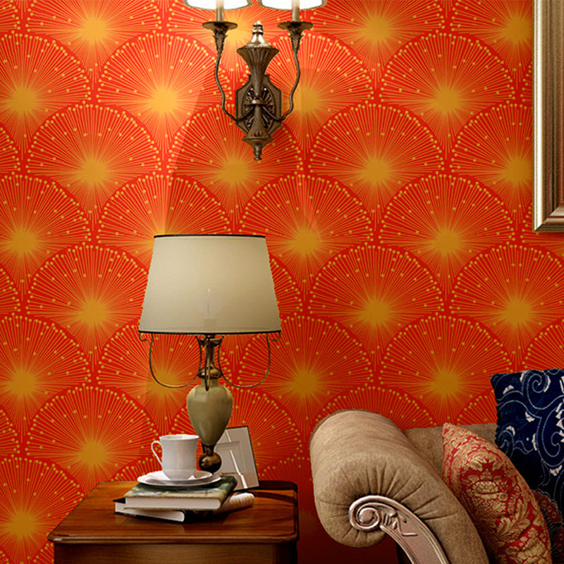 57.1-sq ft Abstract Wallpaper Roll Contemporary Firework Pattern Wall Art in Dark Color