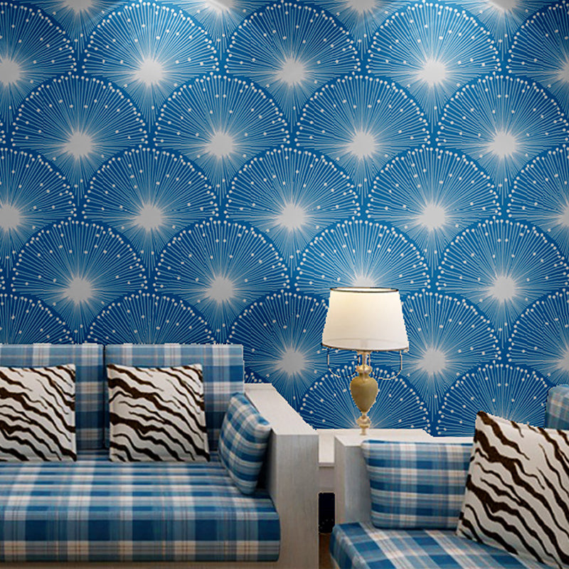 57.1-sq ft Abstract Wallpaper Roll Contemporary Firework Pattern Wall Art in Dark Color