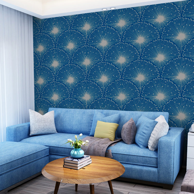 57.1-sq ft Abstract Wallpaper Roll Contemporary Firework Pattern Wall Art in Dark Color