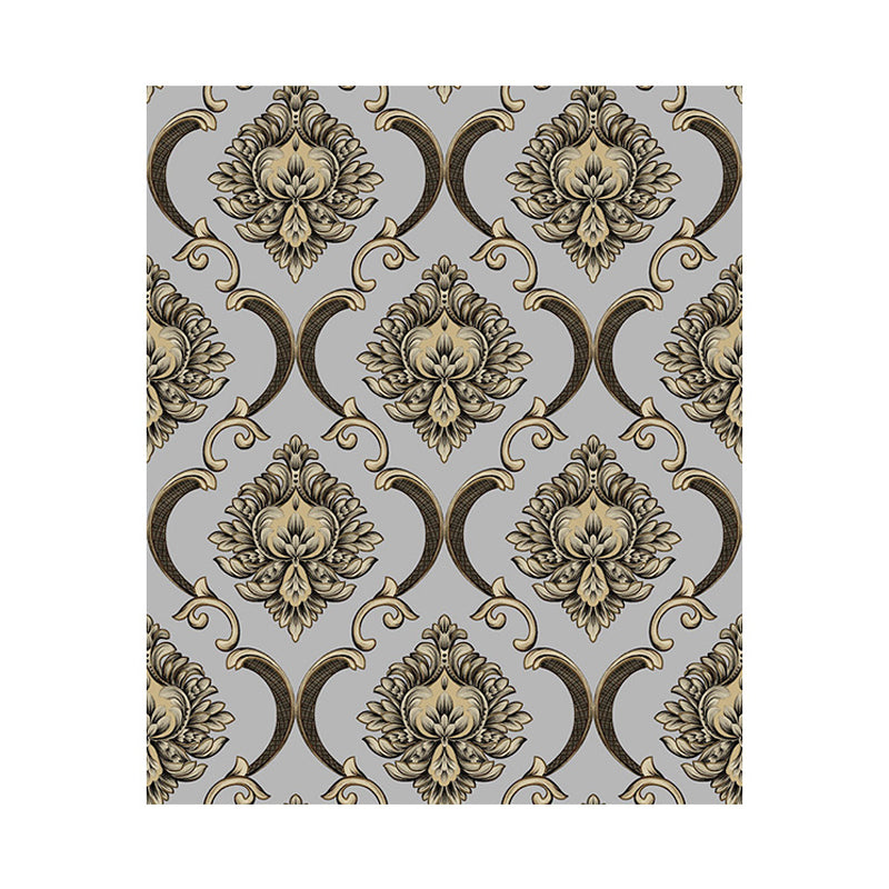 Papier peint à motifs médaillon Glam pour salle à manger 33' L x 20,5" W Décoration murale en couleur pastel