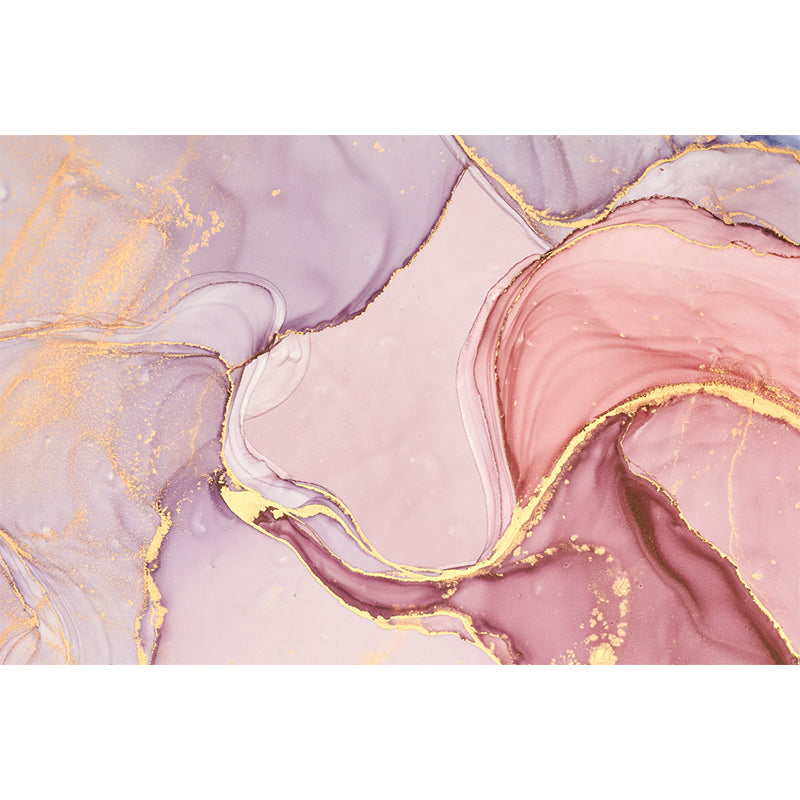 Pink Abstract Drawing Wallpaper Murals Stain Resistant Modern Art Bedroom Wall Covering