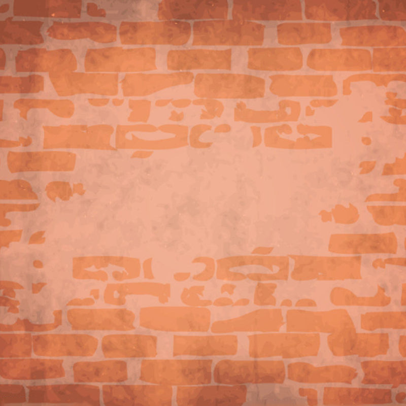 Orange Brick Look Wallpaper Murals Stain Resistant Rustic Living Room Wall Covering