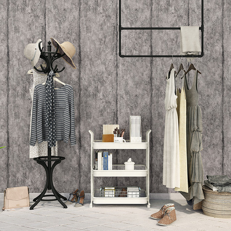 Solid Color Steampunk Wallpaper 57.1-sq ft Ikat Wall Covering for Restaurant, Water Resistant