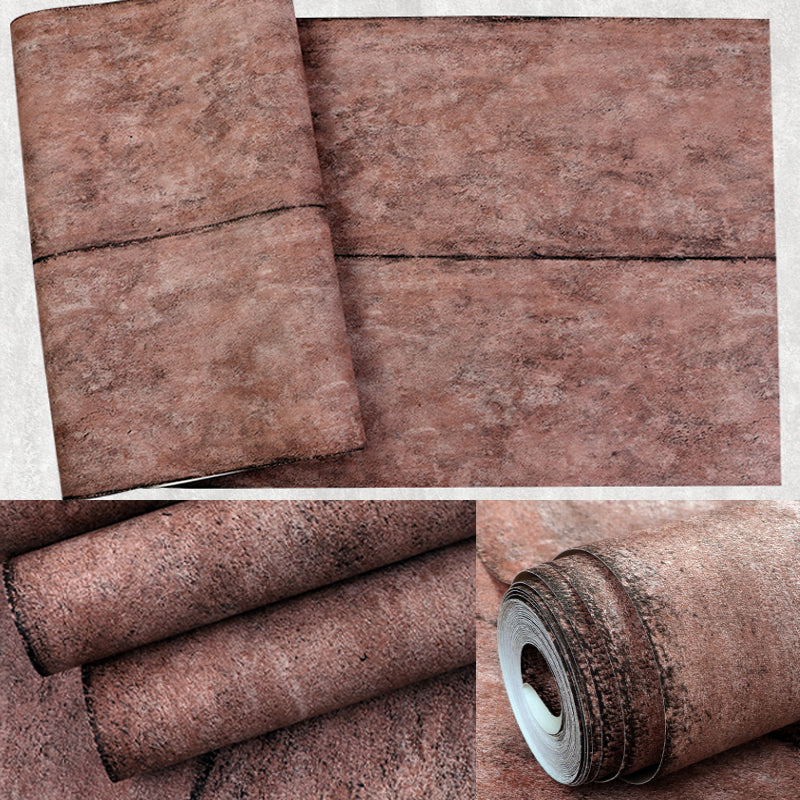 Solid Color Steampunk Wallpaper 57.1-sq ft Ikat Wall Covering for Restaurant, Water Resistant