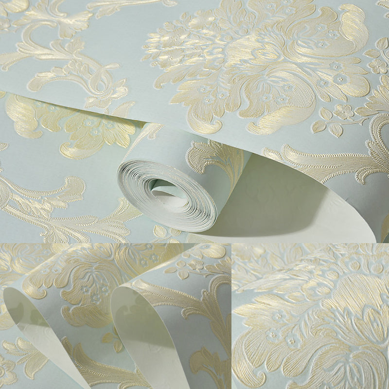 Peel and Stick Jacquard Wallpaper Pastel-Color Glam Wall Art for Living Room, Removable