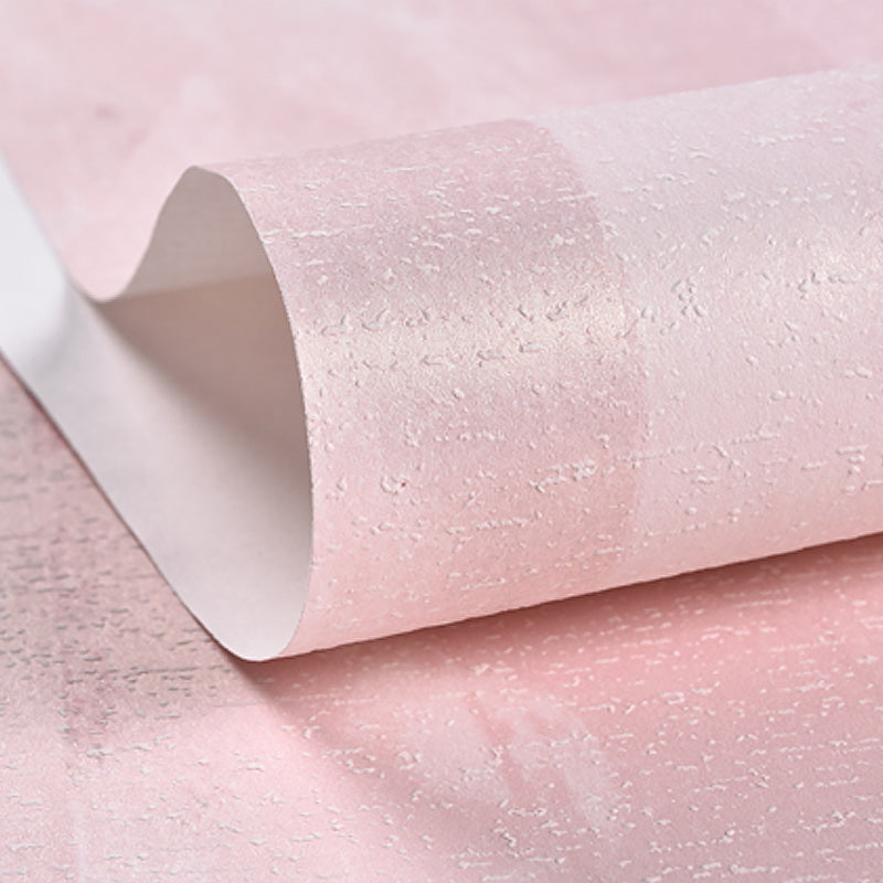 Ikat Geometric Wallpaper Roll Modern Smooth Wall Covering in Pastel Color for Living Room