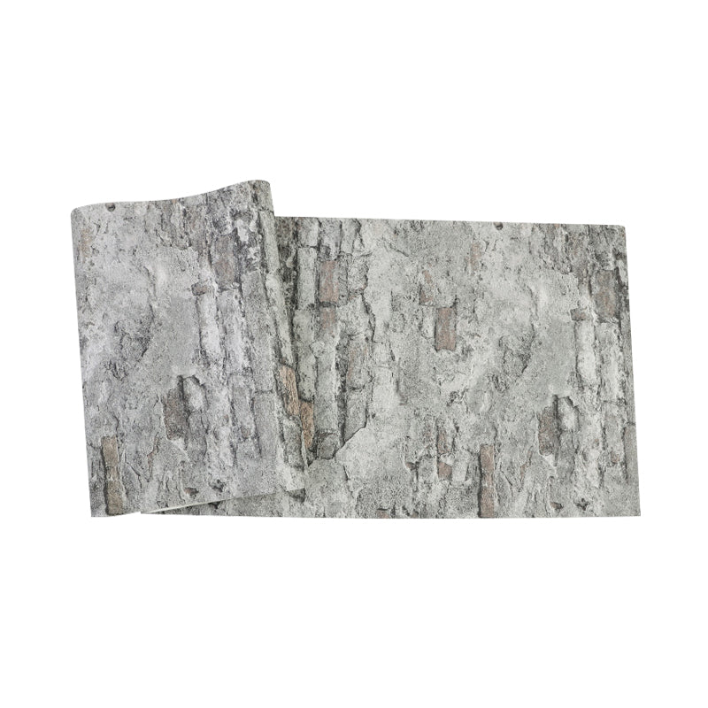 Cyberpunk Aged Brick-Wall Wallpaper Dark-Color Living Room Wall Decor, 33' x 20.5"