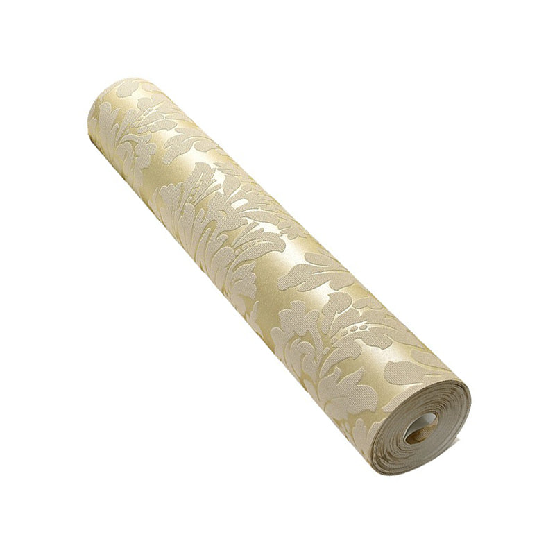 European Jacquard Wallpaper Roll for Living Room 57.1-sq ft Wall Art in Pastel Color