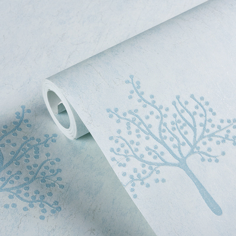 Waterproof Tree Pattern Wallpaper 31' L x 20.5" W Farmhouse Wall Art for Living Room