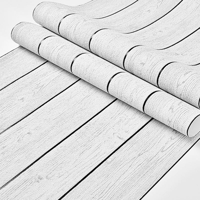 Helle Holzbrett-Tapete, waschbare Wandverkleidung für die Wohnzimmerdekoration