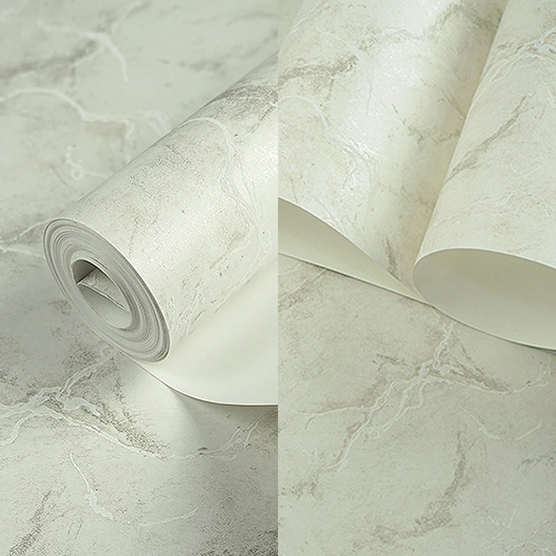 Modern Faux Marble Wallpaper for Living Room 57.1-sq ft Wall Decor in Pastel Color