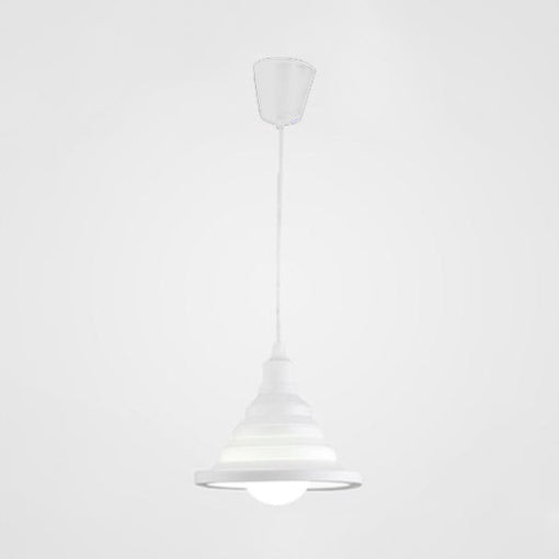 Silica Gel Babel Pendant Light Modern 1 Light Folding Hanging Lamp in Multi Colors