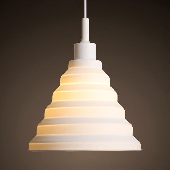 Silice Gel Babel Pendant Light Modern 1 Light Pliage Pliage Lampe suspendue en multiples couleurs