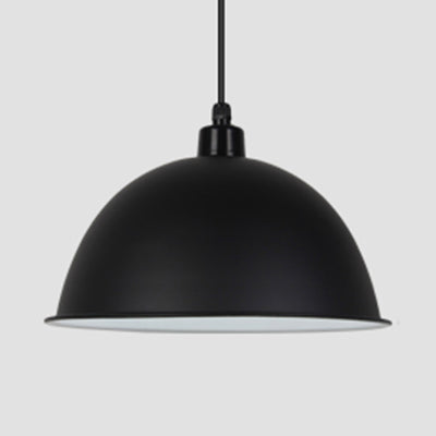 Nordic Stylish Bowl Hanging Light Single Light Aluminum Pendant Lamp for Gallery Cafe