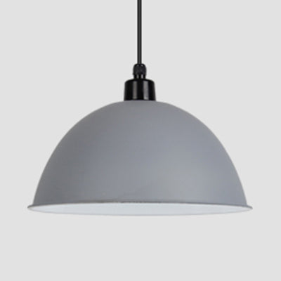 Nordic Stylish Bowl Hanging Light Single Light Aluminum Pendant Lamp for Gallery Cafe