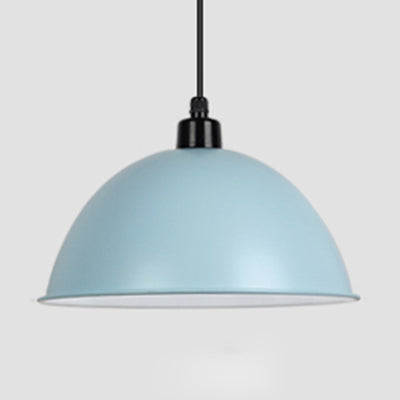 Nordic Stylish Bowl Hanging Light Single Light Aluminum Pendant Lamp for Gallery Cafe