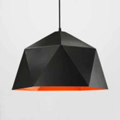 Bol de facette moderne suspendue en métal à la suspension simple légers pour chambre à coucher pour la bibliothèque