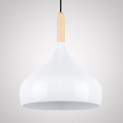 Aluminum Onion Shade Suspension Light Balcony Hallway 9.5/12/14 Inch Wide 1 Bulb Contemporary Pendant Light