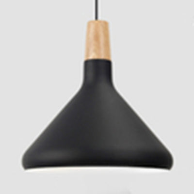 Nordic Coolie Shade Suspension Light Aluminium 7 / 10,5 / 15 pouces de large 1 Pendre Head Light pour le café Office