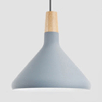 Nordic Coolie Shade Suspension Light Aluminium 7 / 10,5 / 15 pouces de large 1 Pendre Head Light pour le café Office