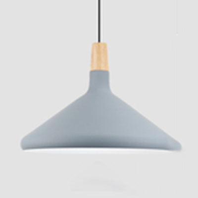 Nordic Coolie Shade Suspension Light Aluminium 7 / 10,5 / 15 pouces de large 1 Pendre Head Light pour le café Office