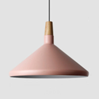 Nordic Coolie Shade Suspension Light Aluminium 7 / 10,5 / 15 pouces de large 1 Pendre Head Light pour le café Office