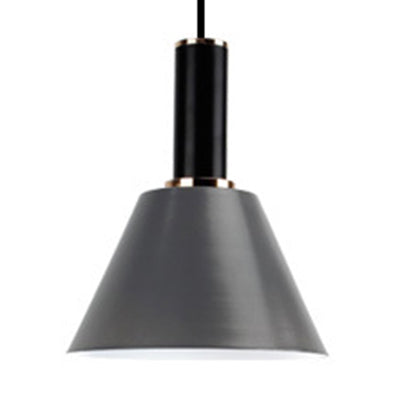 Cylindre et godet Pendre Lumière One Light Aluminium moderne Lumière suspendue pour le chevet