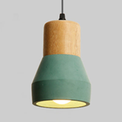Pendentif en forme de torche de ciment Light Light Nordic Style Pendant Light pour la station de thé