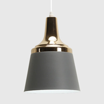 Prôlement de l'ombre coolie coolie en aluminium une bulbe de style nordique Lumière pour le salon