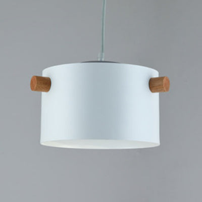 Bonbonfarbene zylindrische Suspension Licht Ein leichtes Macaron Aluminium Blau/Grün/Rosa/Weiß/Gelb Anhänger Licht für Korridor