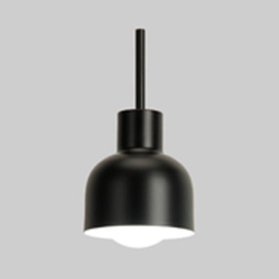 Modern Style Domed Pendant Light Single Head Aluminium Hanging Light for Restaurant Foyer