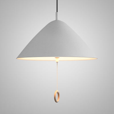 10,5 "/13"/16 "breit 1 Kopf -Regenschirm -Anhänger Licht mit Kegelschatten moderne Metallhängelampe für Hotelküche