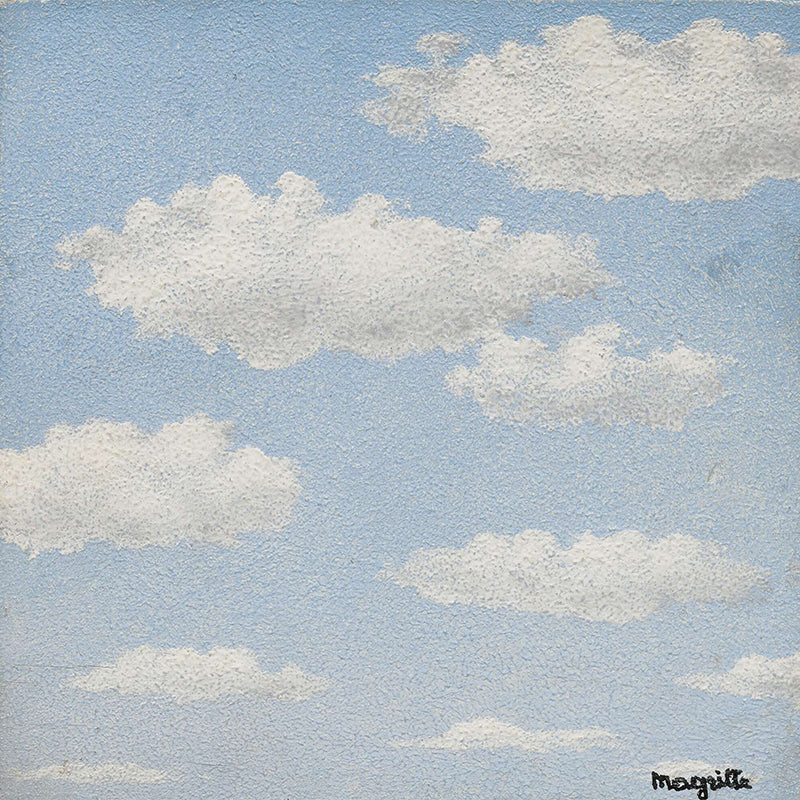 White-Blue Sunny Day Murals Washable Surreal Living Room Wall Decoration, Non-Woven