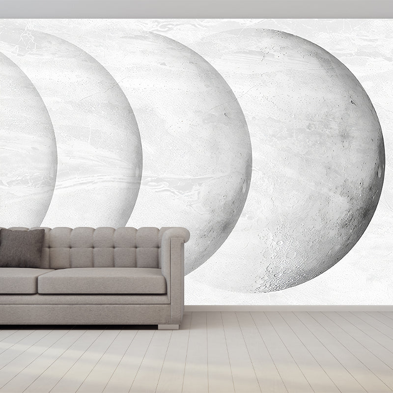 Photography Moon Eclipse Wall Murals Large Size Wall Covering for Bedroom Decoration