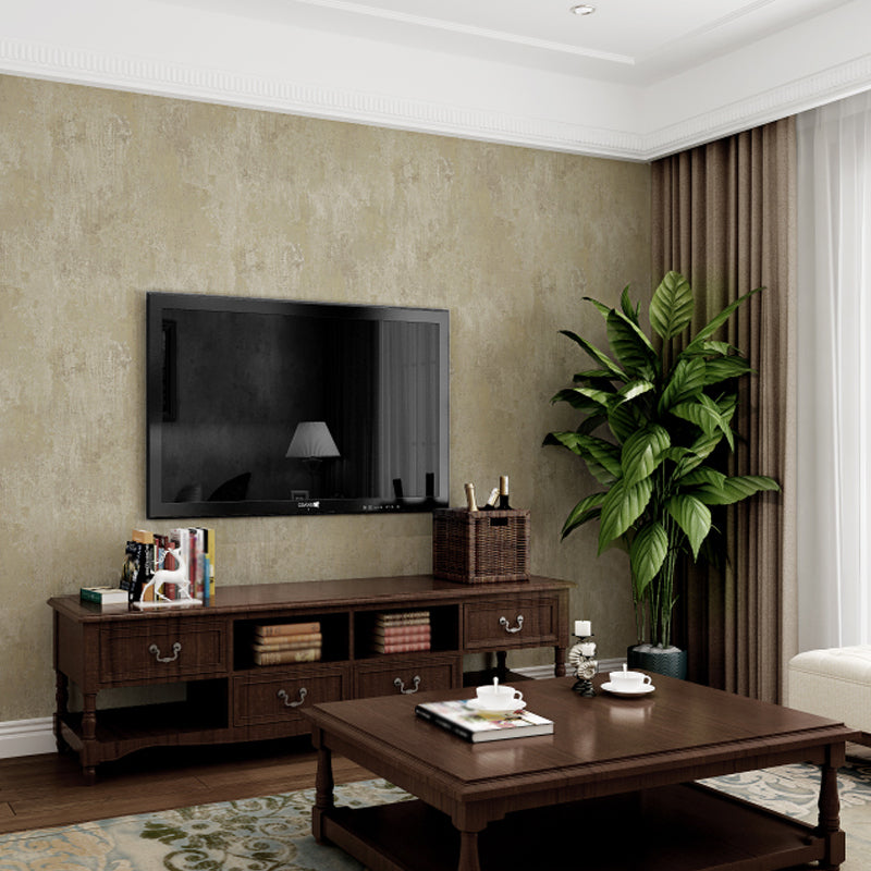 Retro Distressed Wallpaper Roll for Dining Room 33' x 20.5" Wall Covering in Pastel Color