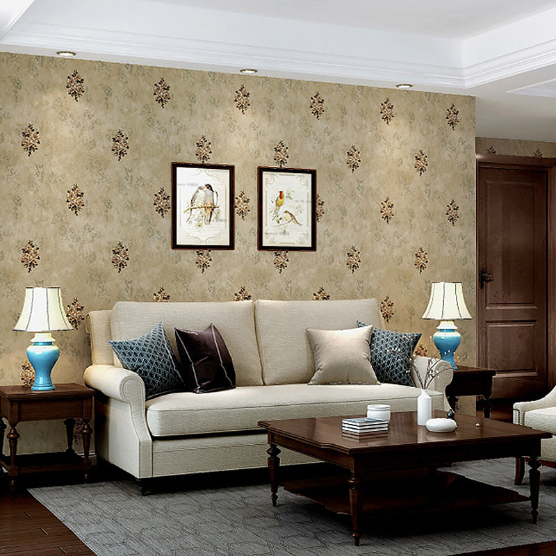 Elegant Blossoming Peony Wallpaper for Bedroom Flower Wall Covering, 33' L x 20.5" W