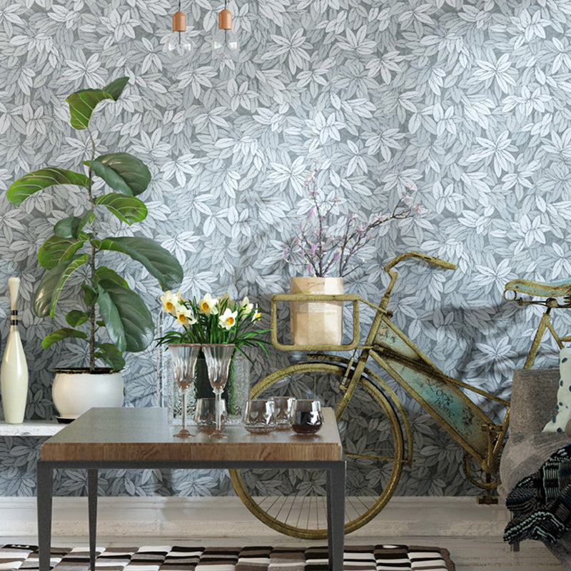 54.2-sq ft Leaves Wallpaper Temporary Rural Bedroom Wall Decoration, Self-Adhesive