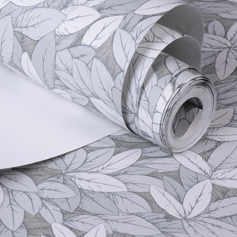 54.2-sq ft Leaves Wallpaper Temporary Rural Bedroom Wall Decoration, Self-Adhesive