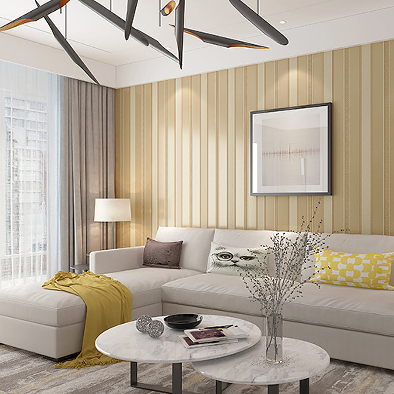 Simplicity Stripe Wallpaper for Dining Room 57.1-sq ft Wall Covering in Soft Color