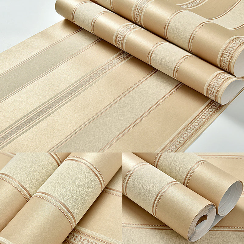 Simplicity Stripe Wallpaper for Dining Room 57.1-sq ft Wall Covering in Soft Color