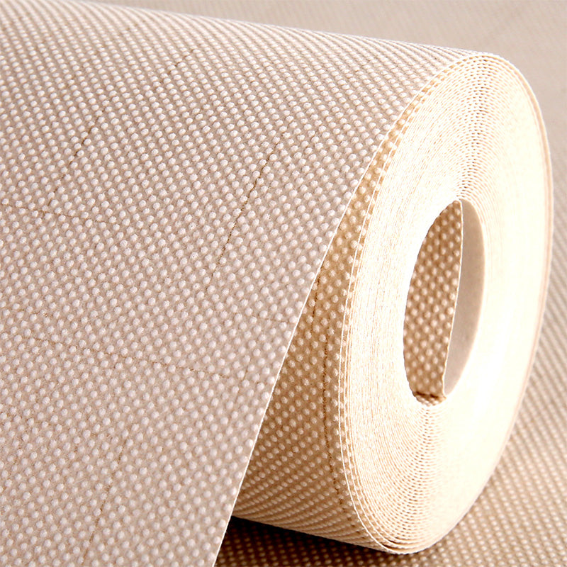 Textured Soft Color Wallpaper Simplicity Solid Wall Covering for Dining Room, 57.1-sq ft