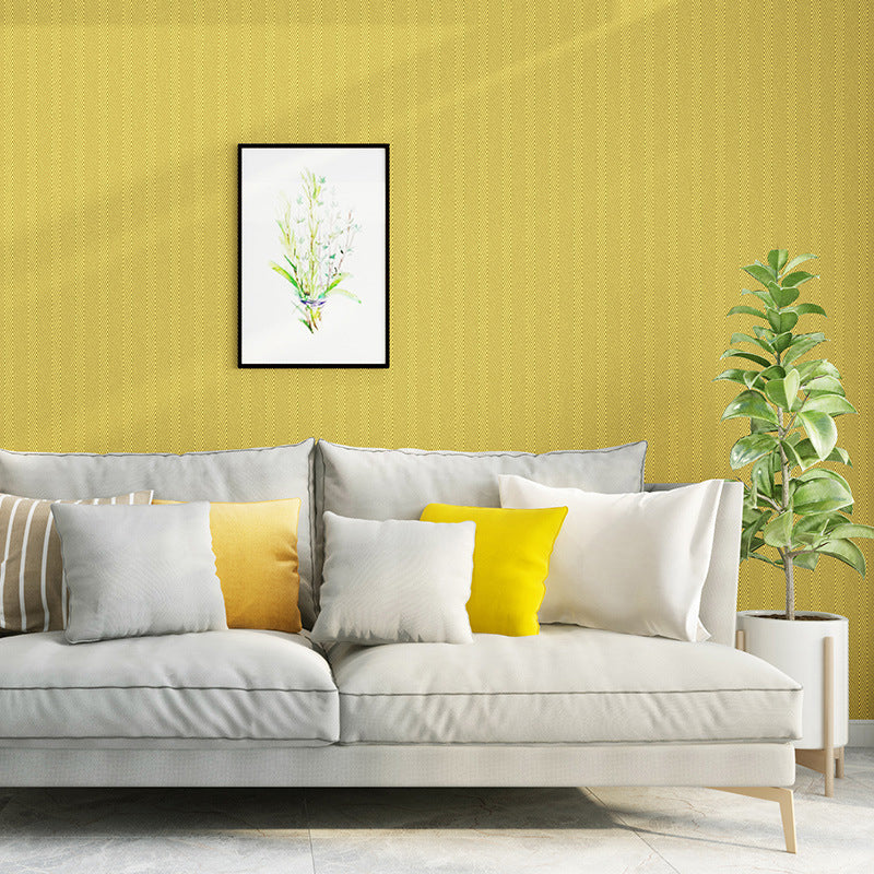 Minimalistische Zickzack-Webtapete in Pastellfarben, schlichte Wanddekoration für das Wohnzimmer