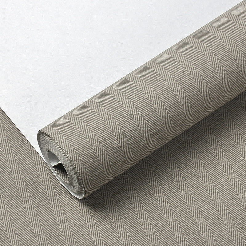 Minimalistische Zickzack-Webtapete in Pastellfarben, schlichte Wanddekoration für das Wohnzimmer