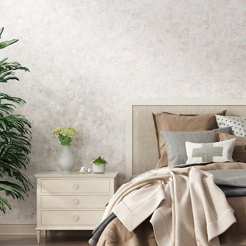 Floral Print Wallpaper Roll Soft Color Modernist Wall Art for Living Room, 33' x 20.5"