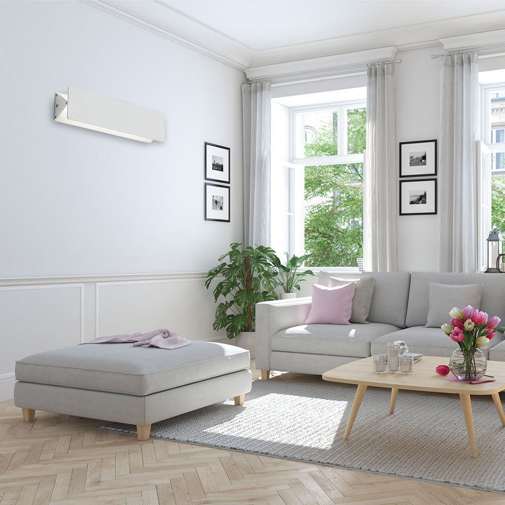 Style modernisme Mur linéaire Applications Light Aluminium Chauffeur / blanc LED LED LED LEMPE MUR MUR EN BLANC, 7 "/ 14" de large