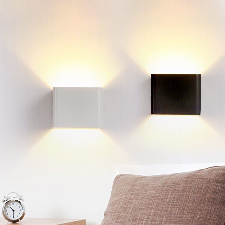 Cube Schattenleuchten Lichtminimalismus Aluminium warm/weiße Beleuchtung LED LED LEDIGKEIT