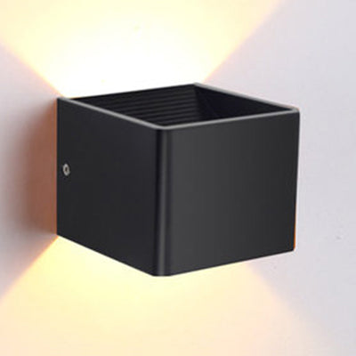 Cube Schattenleuchten Lichtminimalismus Aluminium warm/weiße Beleuchtung LED LED LEDIGKEIT